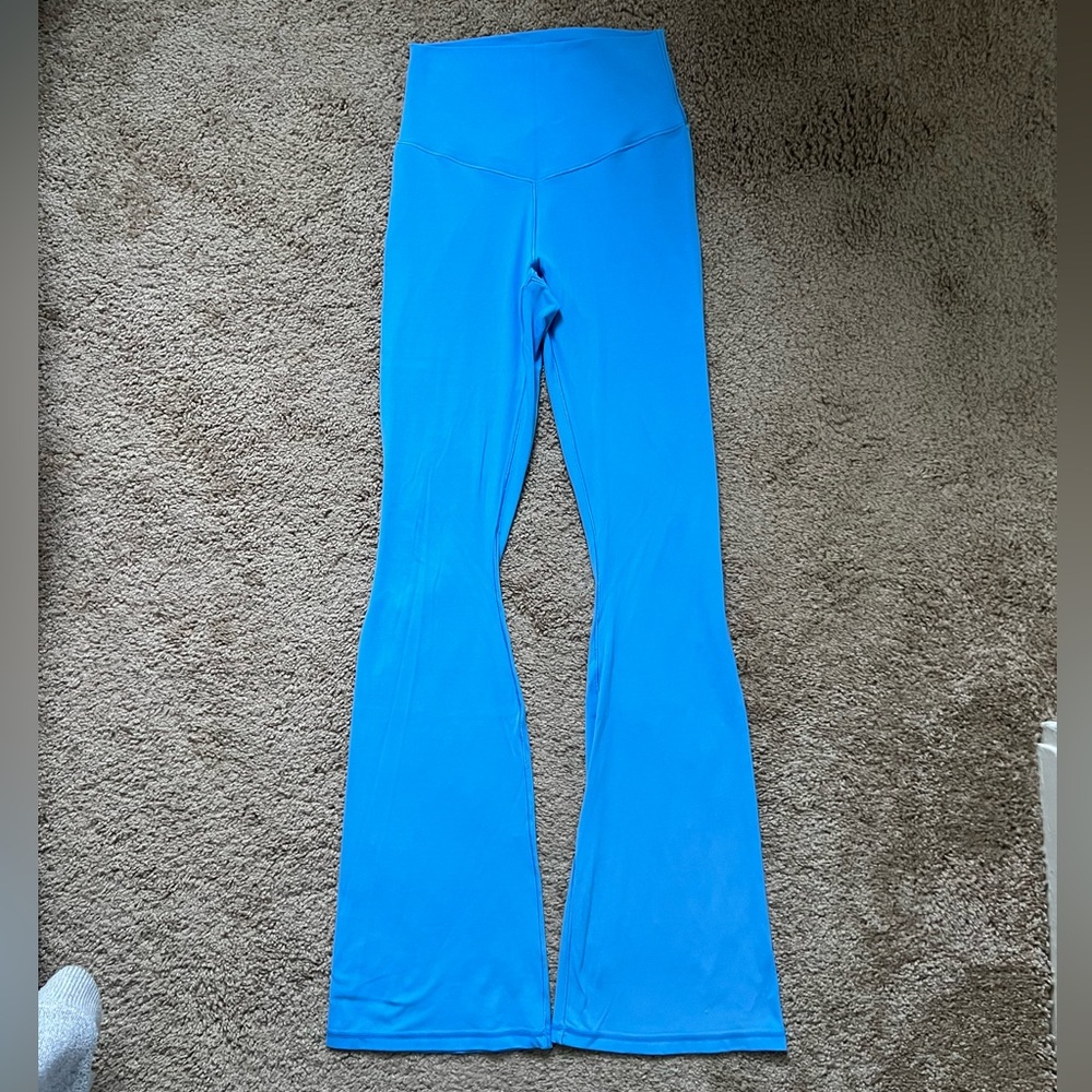 Aerie Blue Flared Leggings